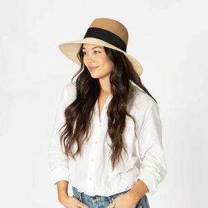 San Diego Hat Co. | Paola - Ultrabraid Two Tone Fedora