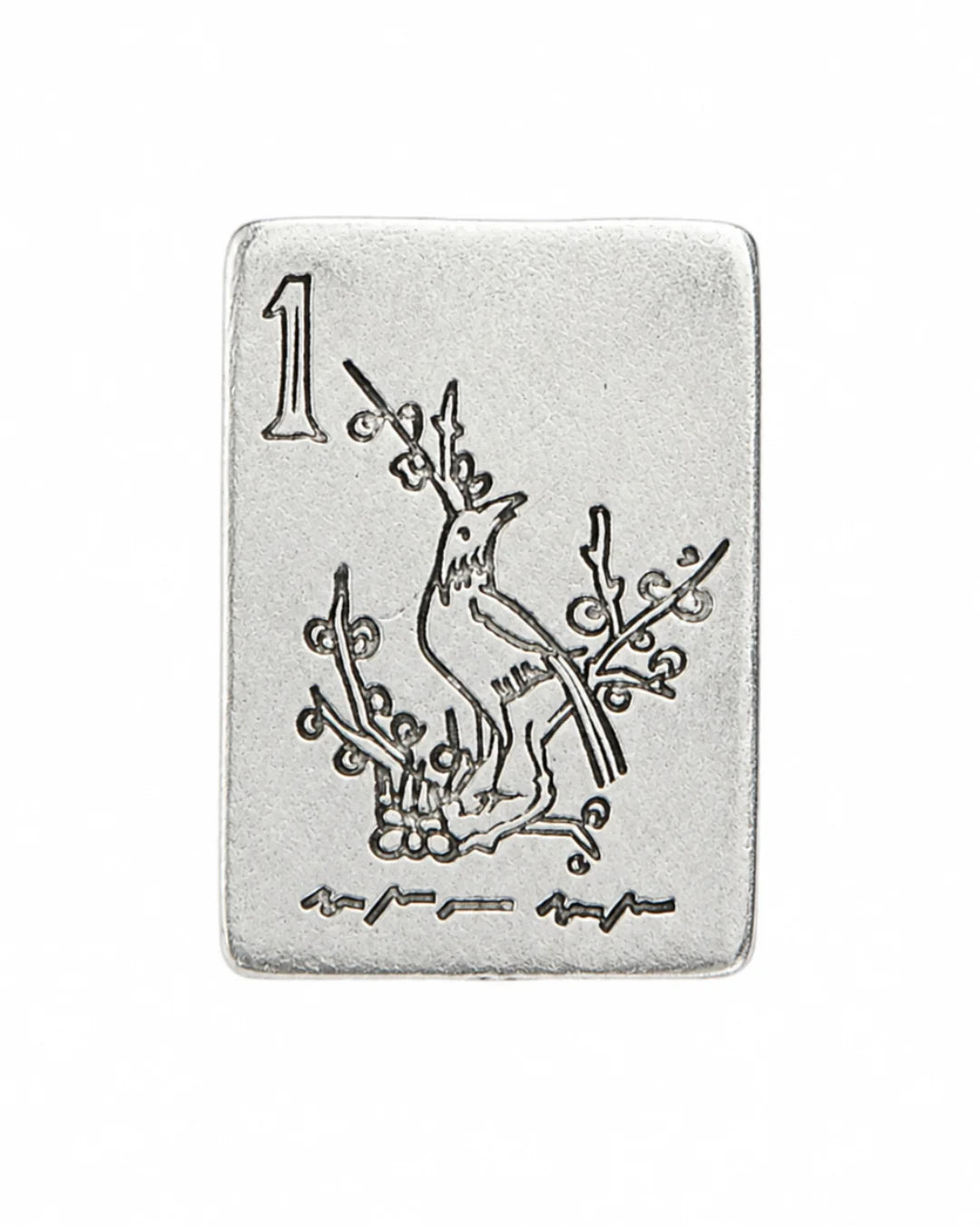 Bird Bam Mahjong Silver Pearl Bracelet