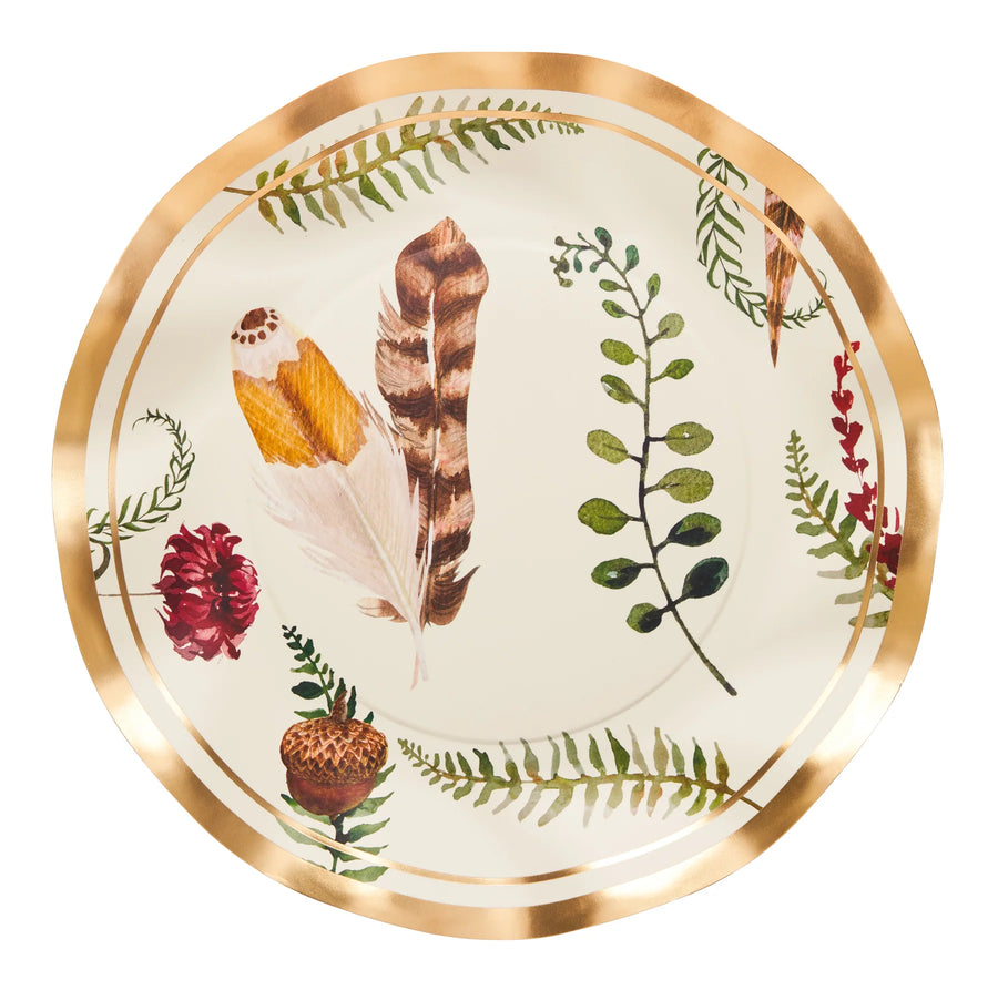 Sophistiplate | Feather Grove Wavy Salad Plate