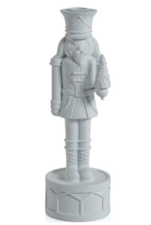 Nutcracker Taper Holder - White