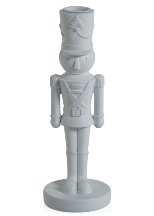 Nutcracker Taper Holder - White