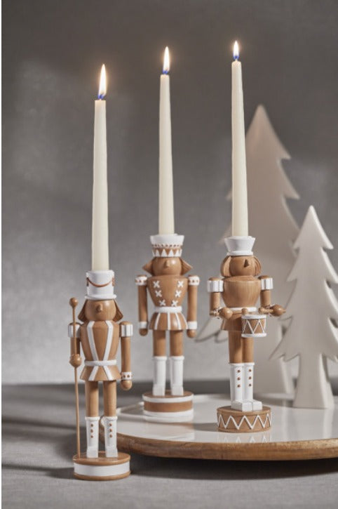 Nutcracker Taper Holder w/ Pole