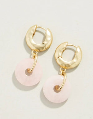Spartina 449 | Ophelia Earrings - Roze Quartz