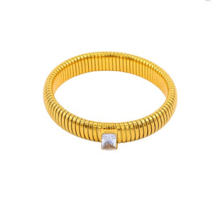 Singular Diamond Cobra Bracelet