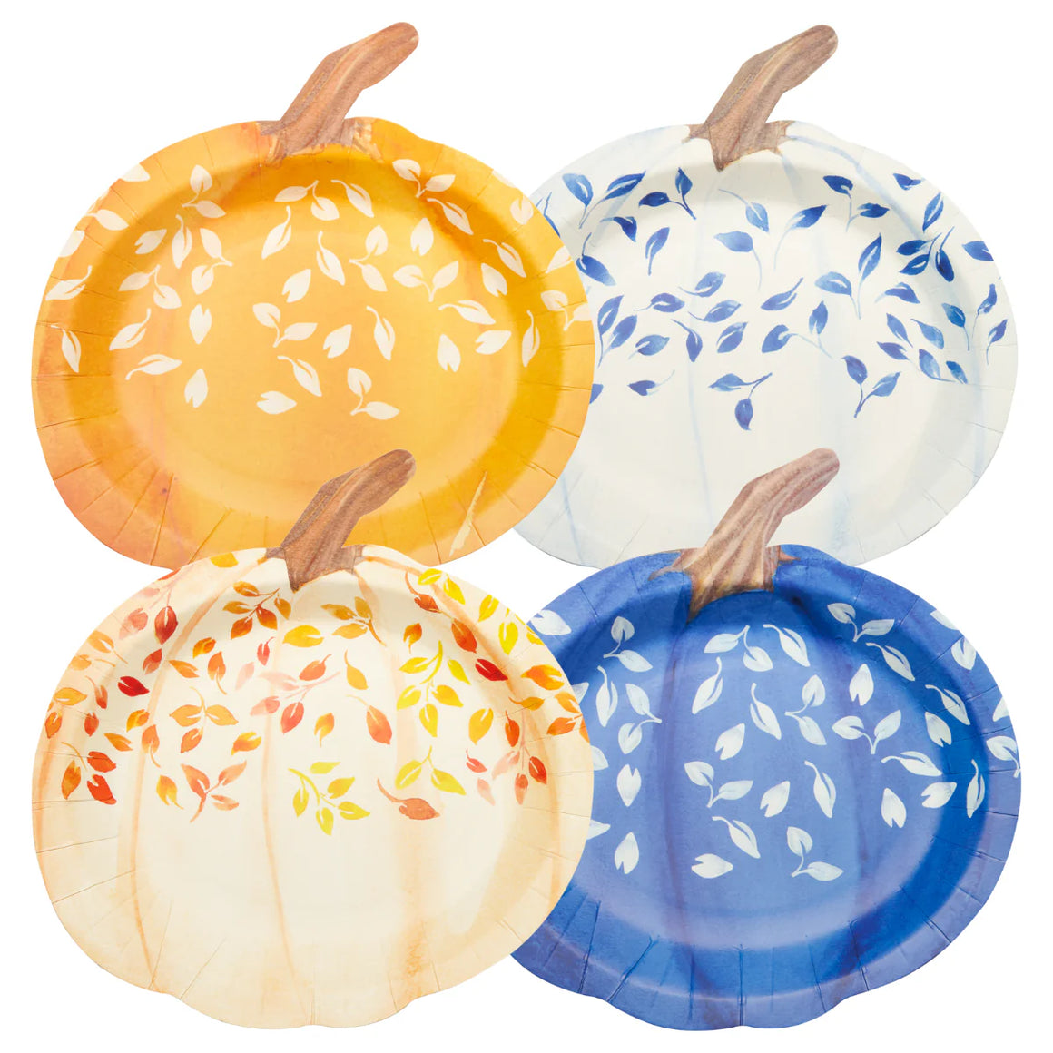 Sophistiplate | Pumpkin Salad Plate Harvest Blues Assorted