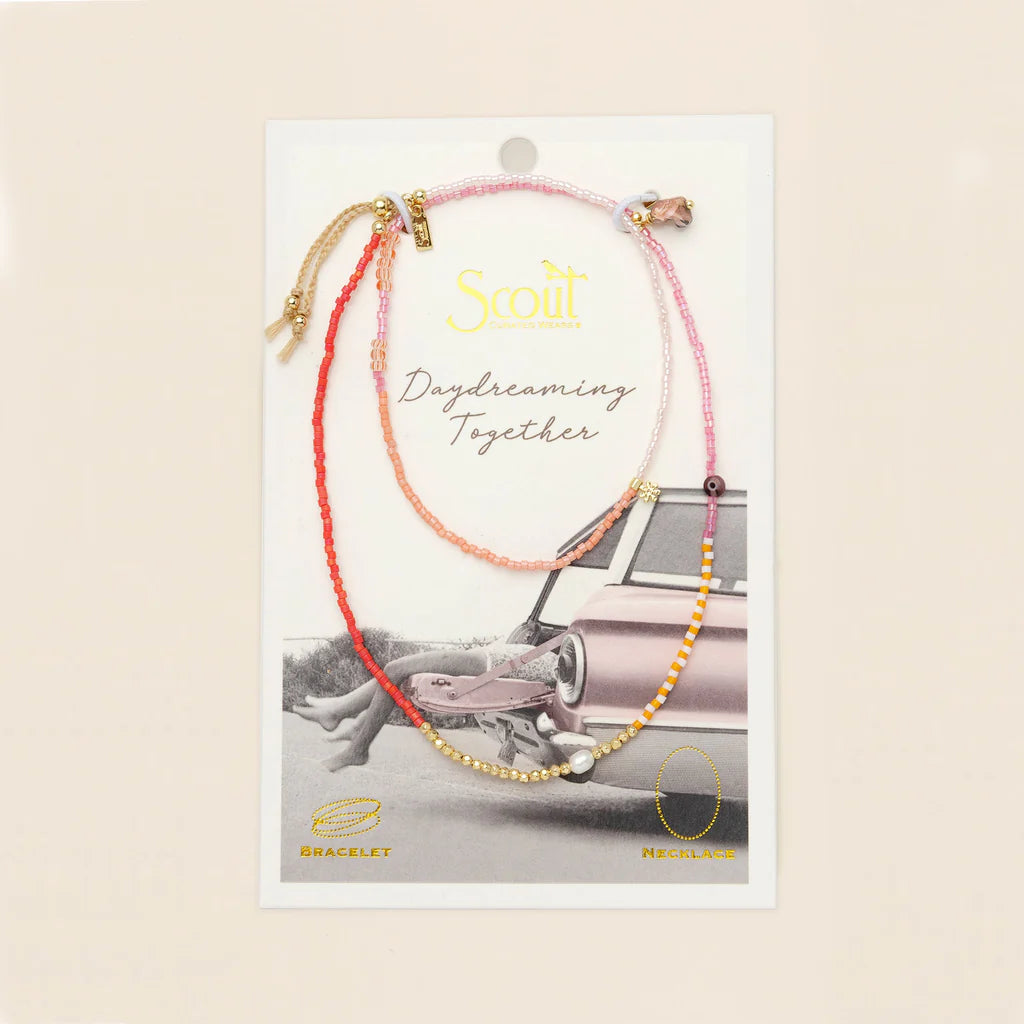 Mixed Media Wrap Bracelet/Necklace