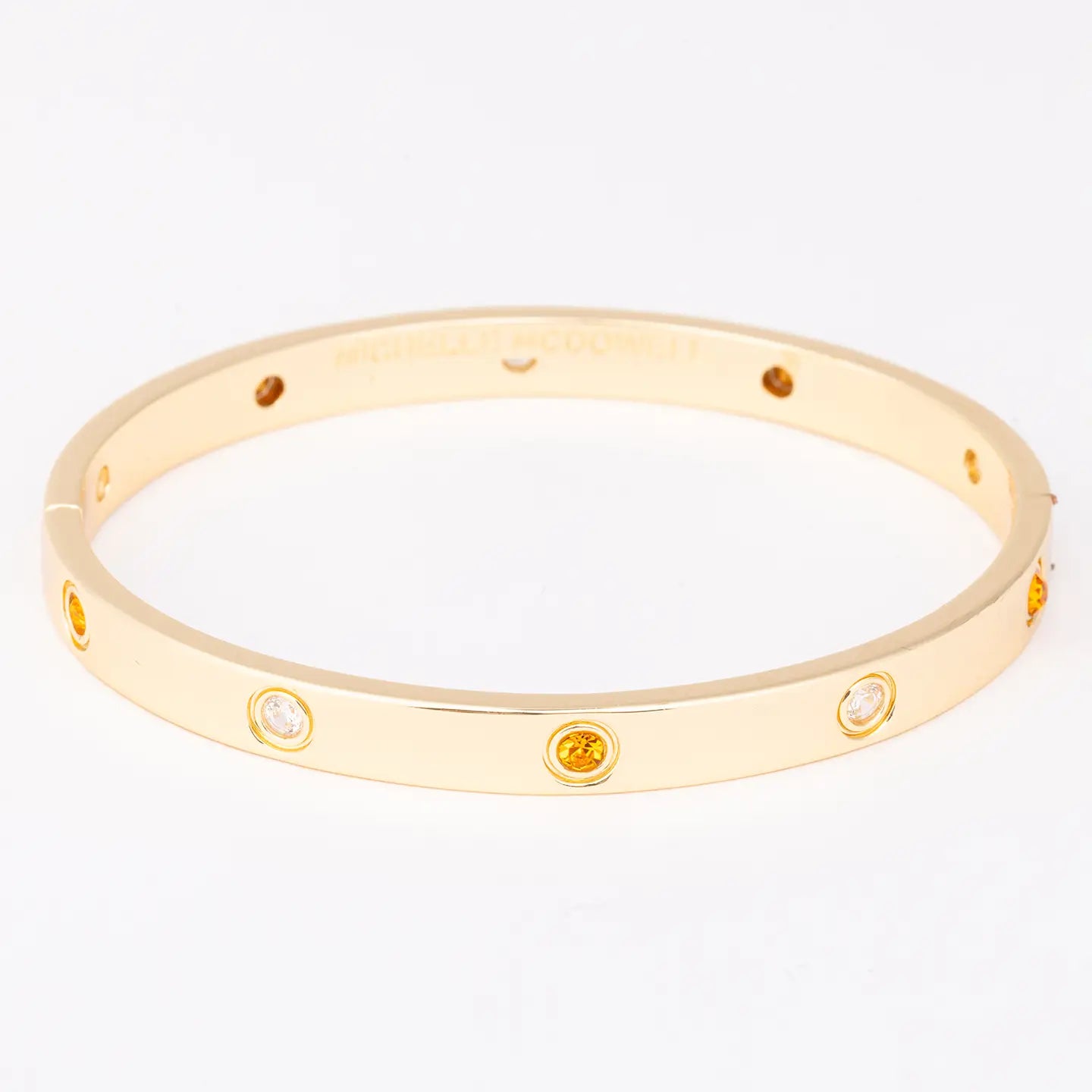 Kaylor Orange & White Bracelet