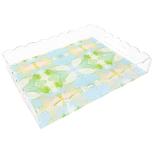 Elephant Falls Scalloped Tray Large