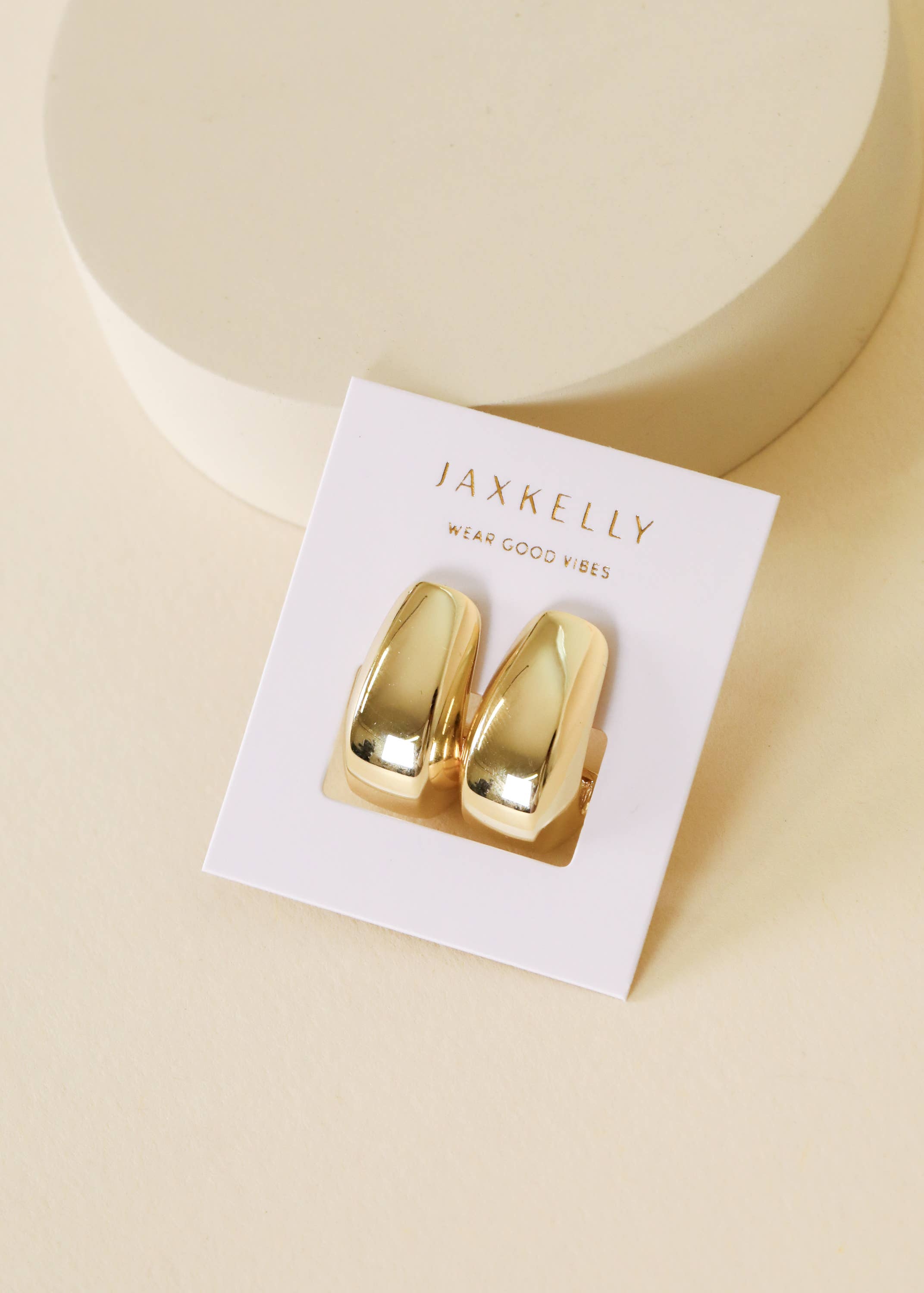 Bold Drop - Gold Earrings