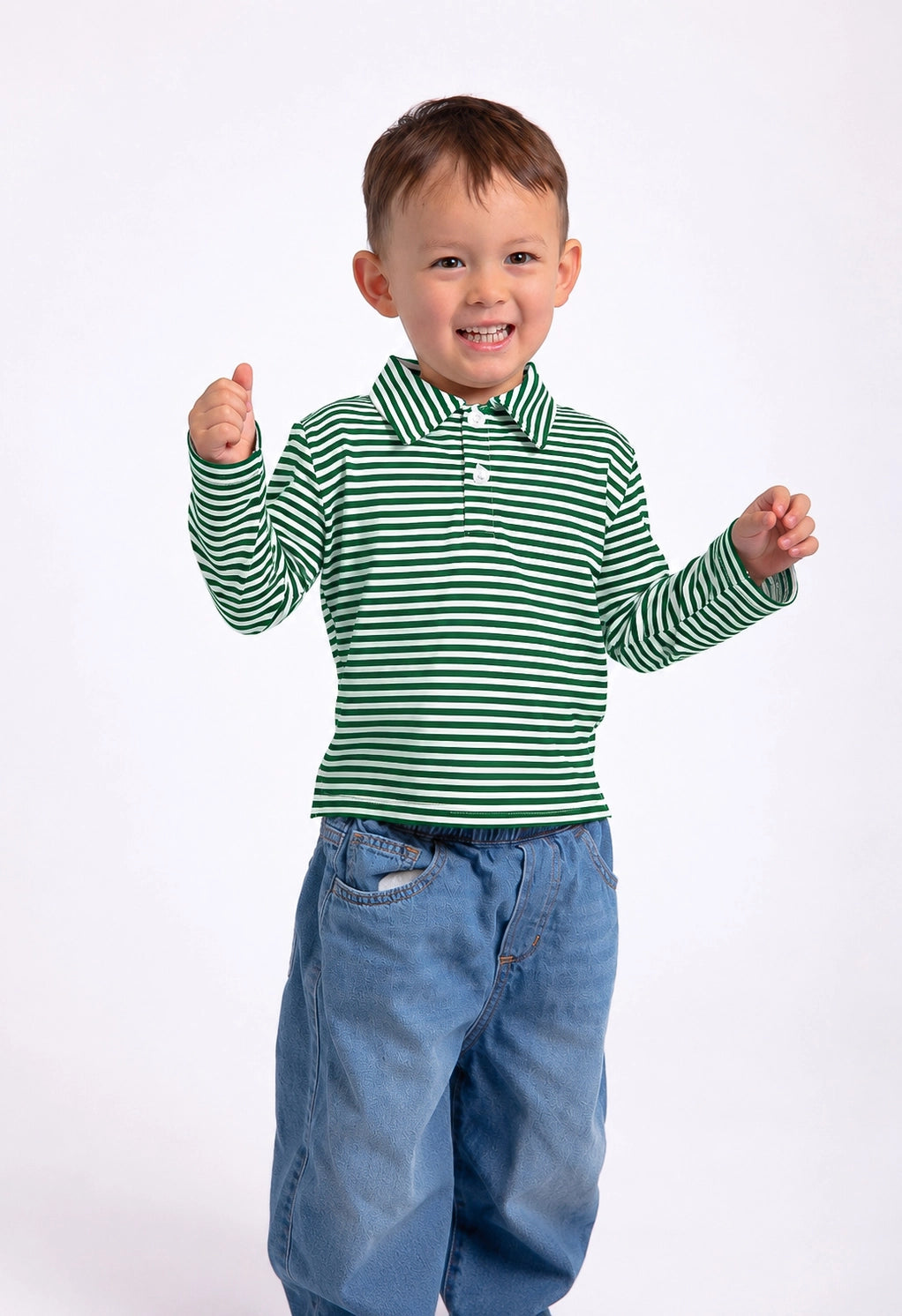 Green Stripe Sweatshirt