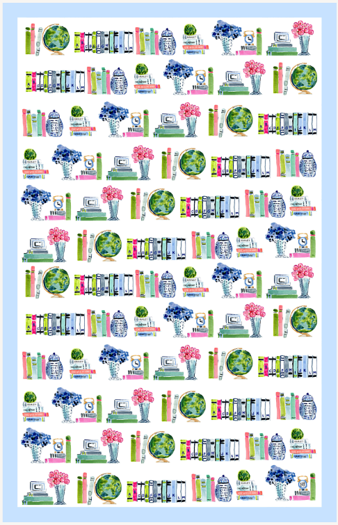 Double Sided Believe in Your-shelf Tea Towel