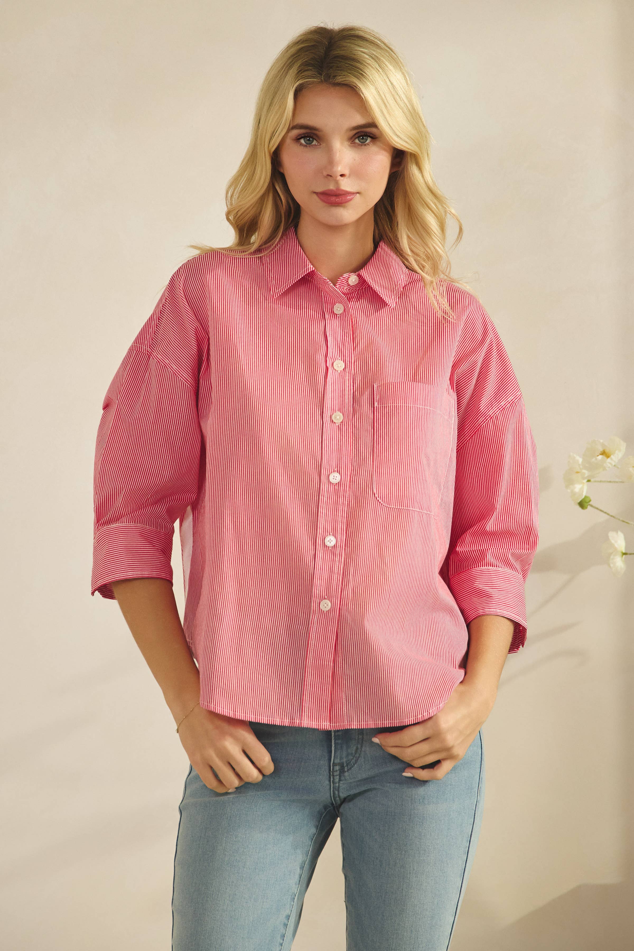 Sidney Striped Button Down