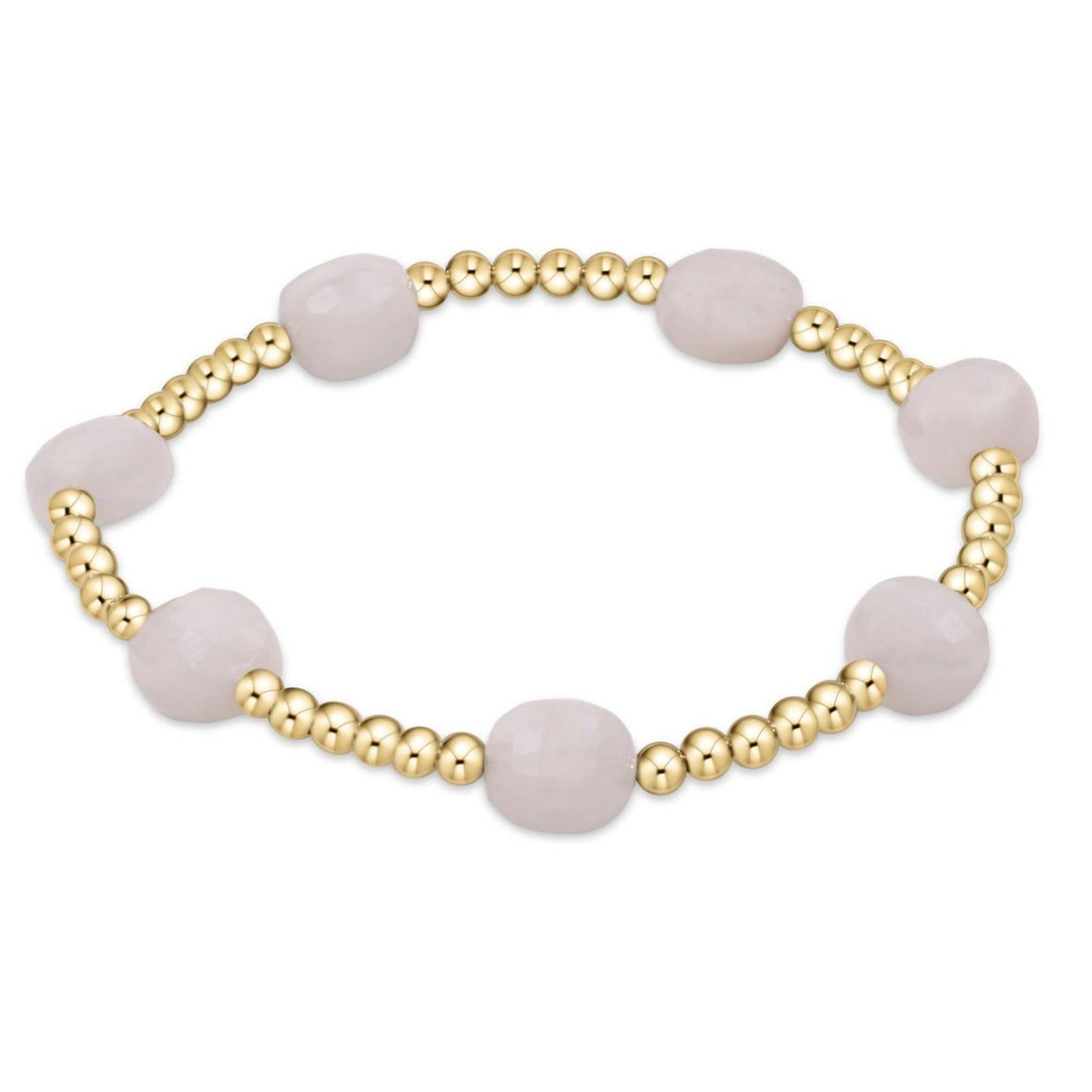 eNewton extends | Admire Gold 3mm Bead Bracelet - Gemstones