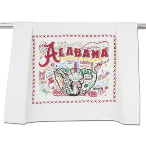 Alabama University Collegiate Dish Towel