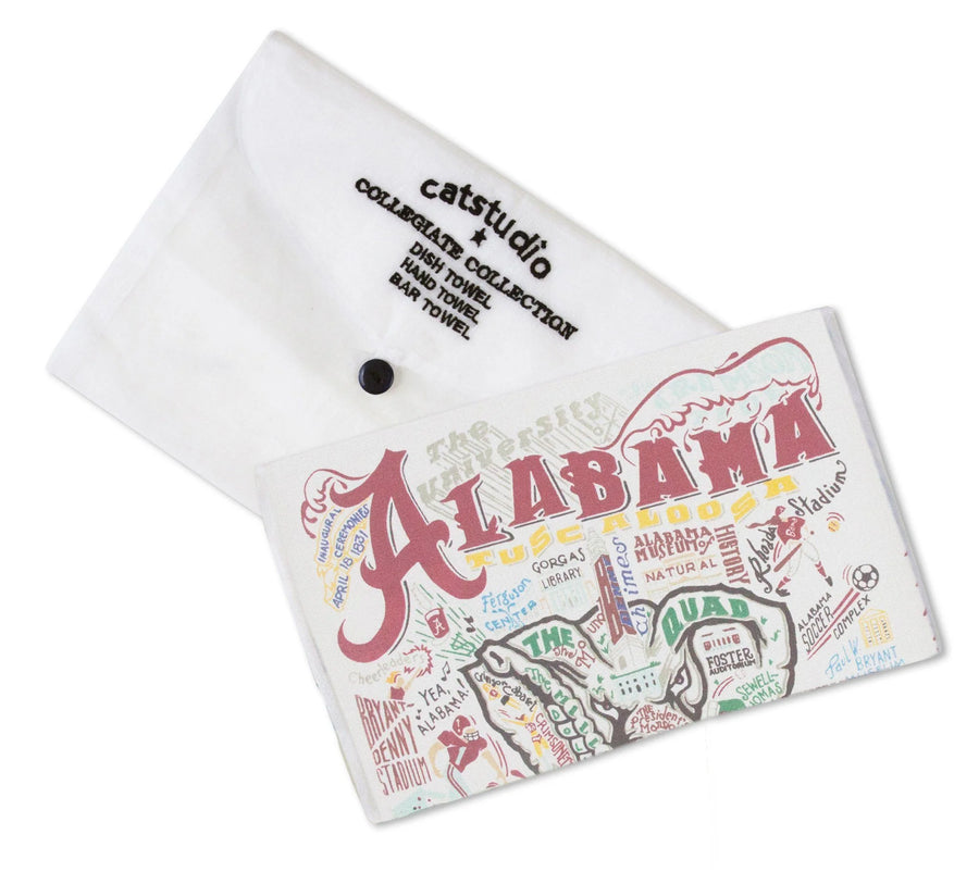 Alabama University Collegiate Dish Towel