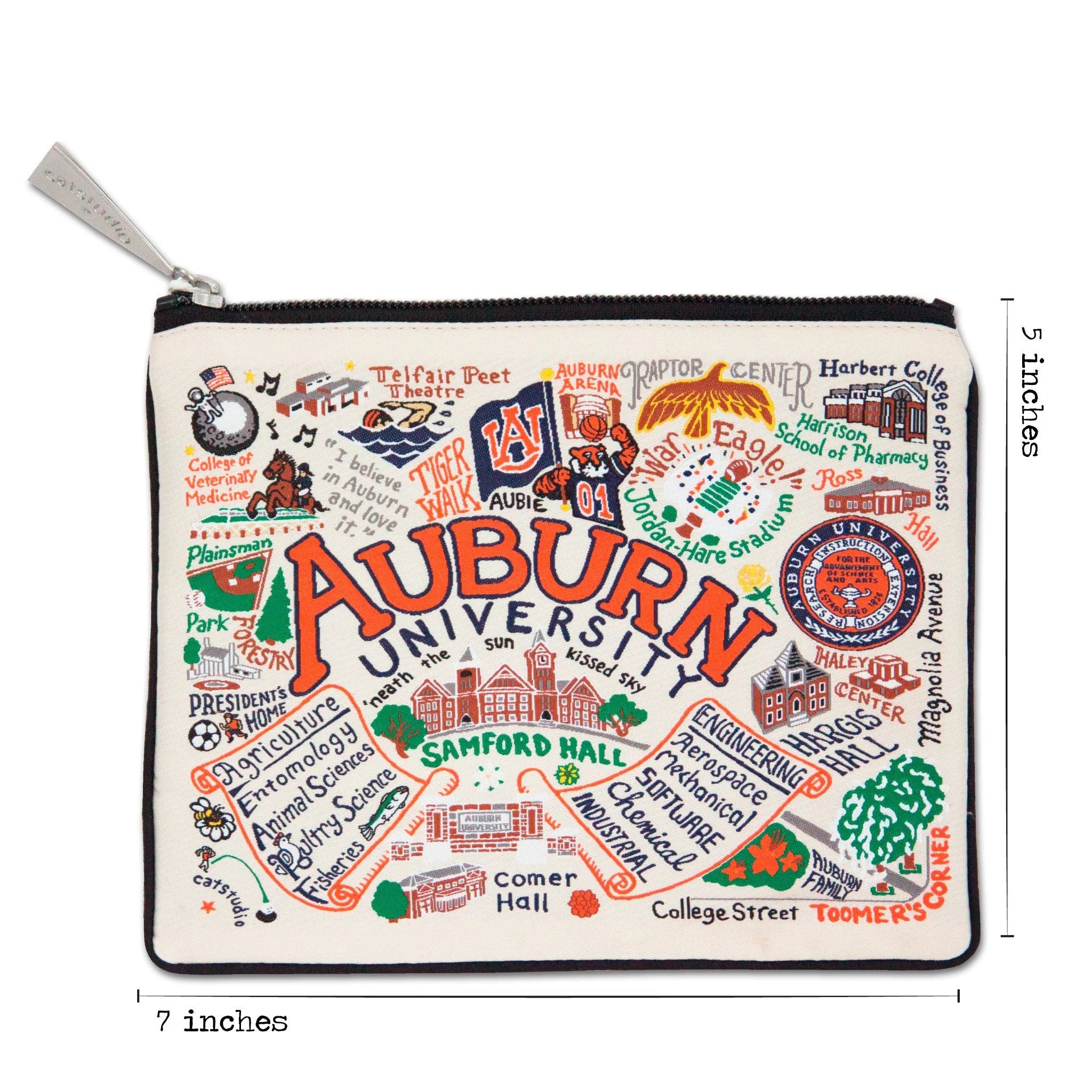 Auburn University Collegiate Zip Pouch - Thumbnail 2