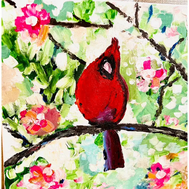 Chin Up Hand Painted Canvas