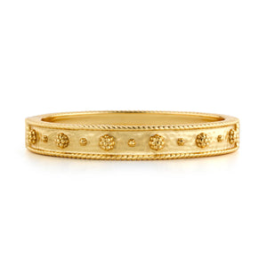 Capucine De Wulf | Gold Berry Classic Hinged Bangle