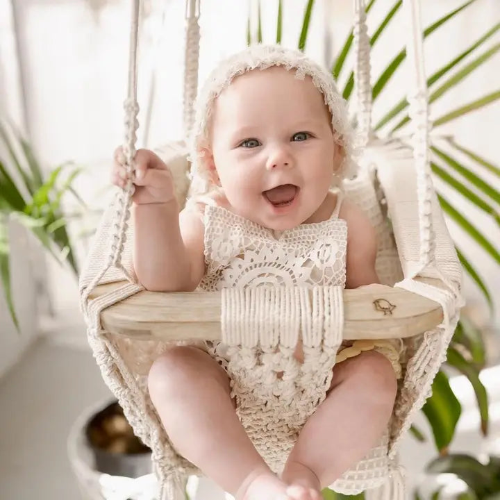 Macrame Baby Swing