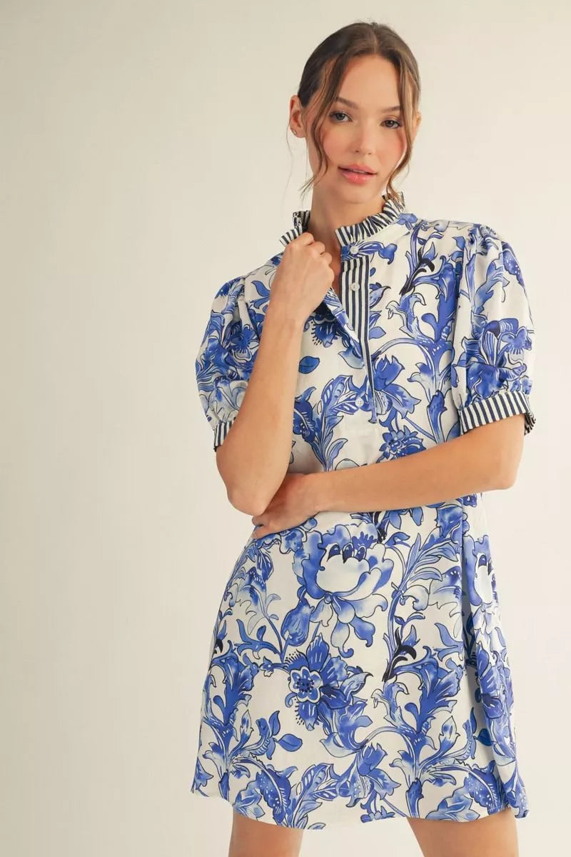 Jodie Tropical Floral Dress