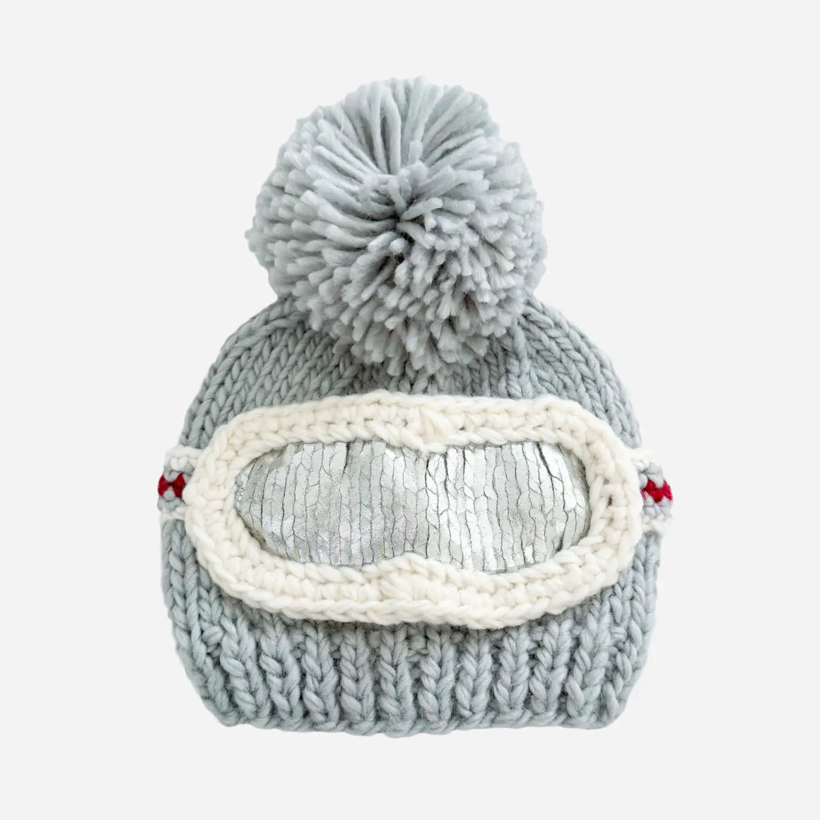 Ski Goggles Beanie Knit Hat - Bowie Gray