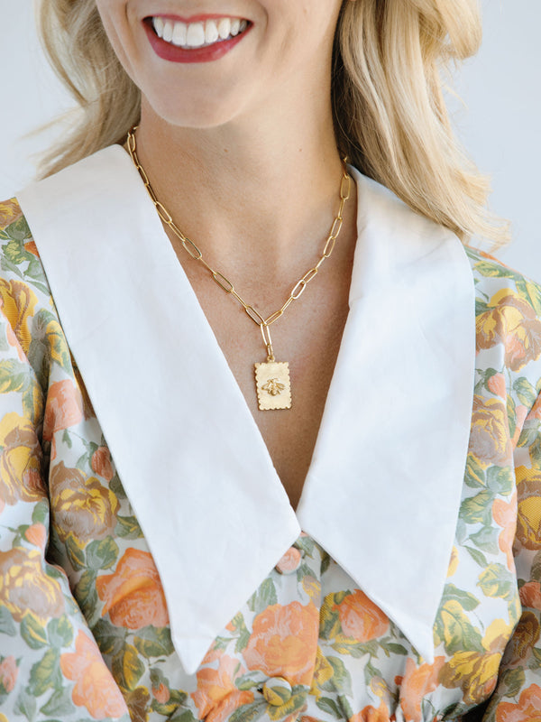 Susan Shaw | Bee Stamp Necklace