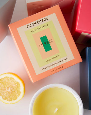 MERSEA | Fresh Citron Boxed Candle