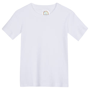 Boy's Short Sleeve White T-Shirt