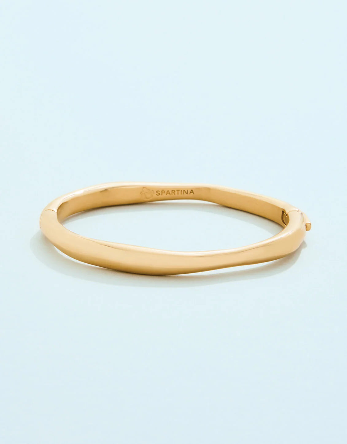 Broadcreek Hinged Gold Bangle
