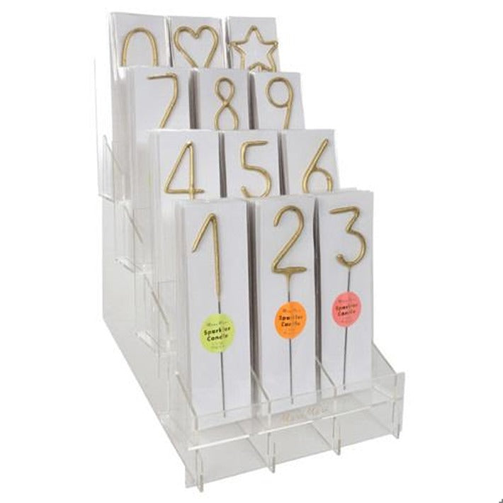 Meri Meri | Large Gold Sparkle Candles