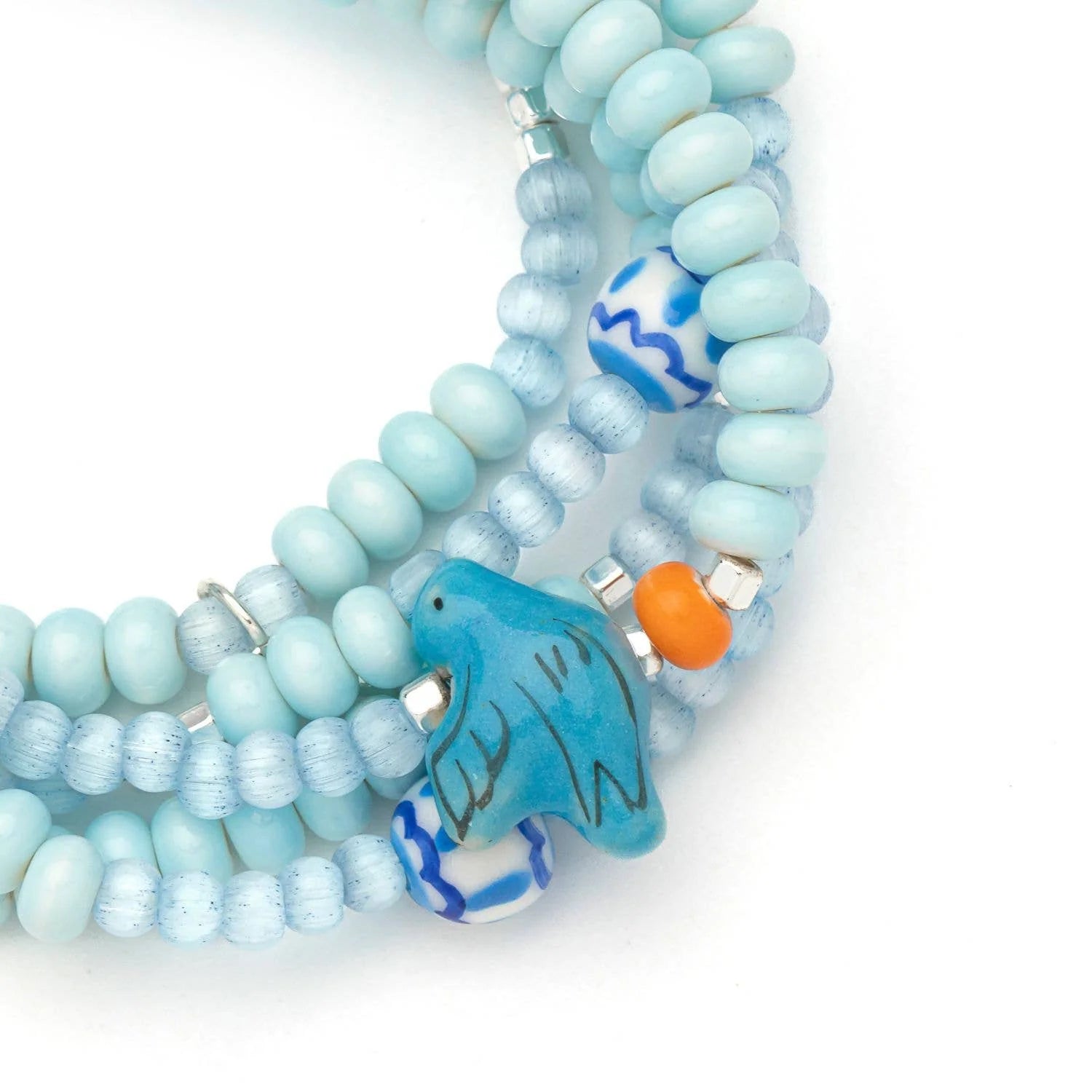 Scout Curated Wears Ceramic Bead Wrap Bracelet/Necklace
