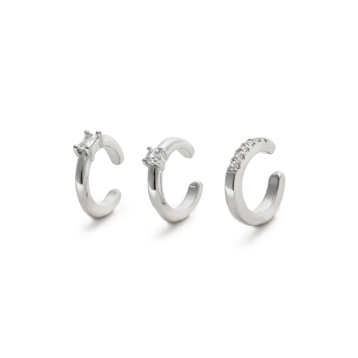 Sparkle Trio cuff Earrings