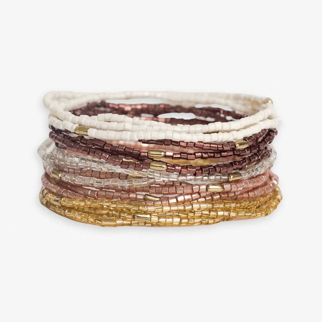 INK + ALLOY | Chelsea 18 Strand Luxe Beaded Bracelet Set