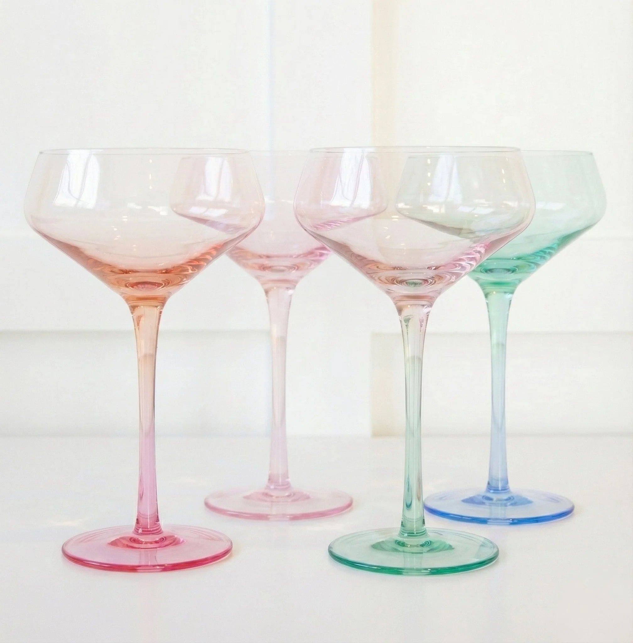 Byrdeen | Mezclada Handblown Coupe Glass Set of 4