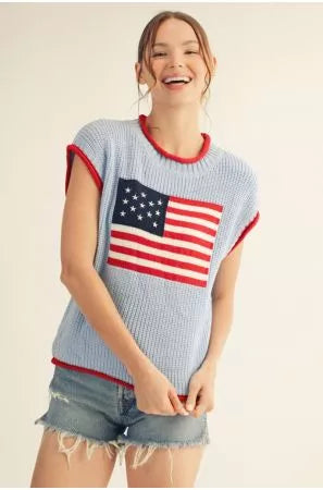 Liberty Knit Drop Shoulder Top