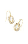 Kendra Scott | Lee Crystal Gold Drop Earrings