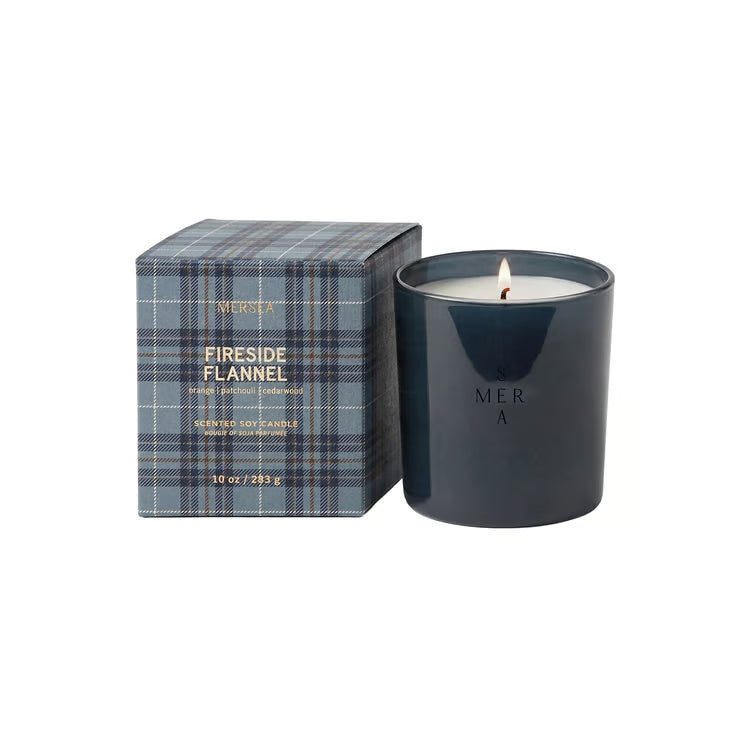 Fireside Flannel Candle