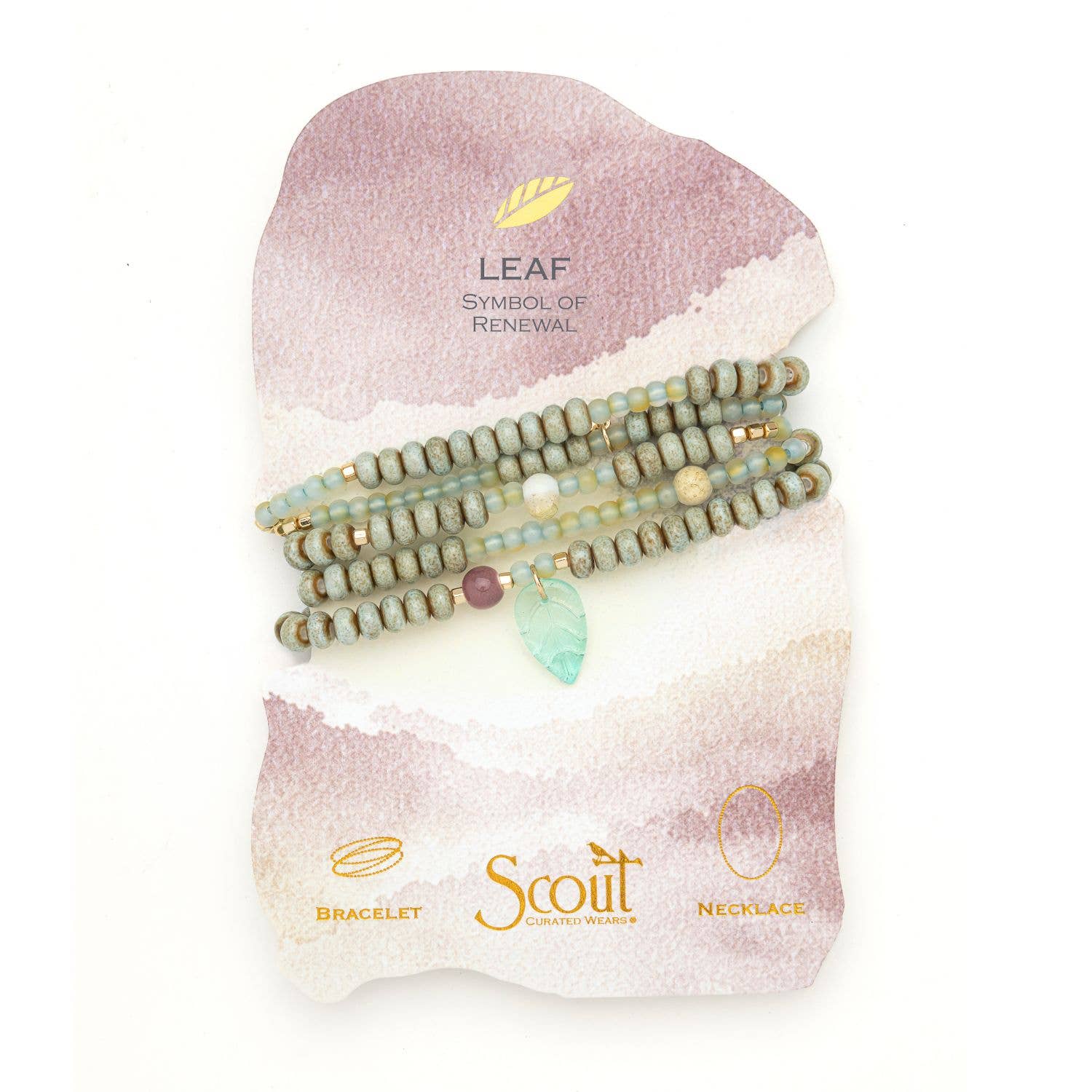 Scout Curated Wears Ceramic Bead Wrap Bracelet/Necklace