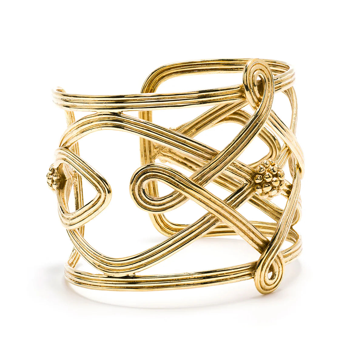 Monique Compass Cuff in Gold