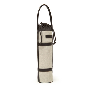 Capri Canvas and Leather Single Wine Tote