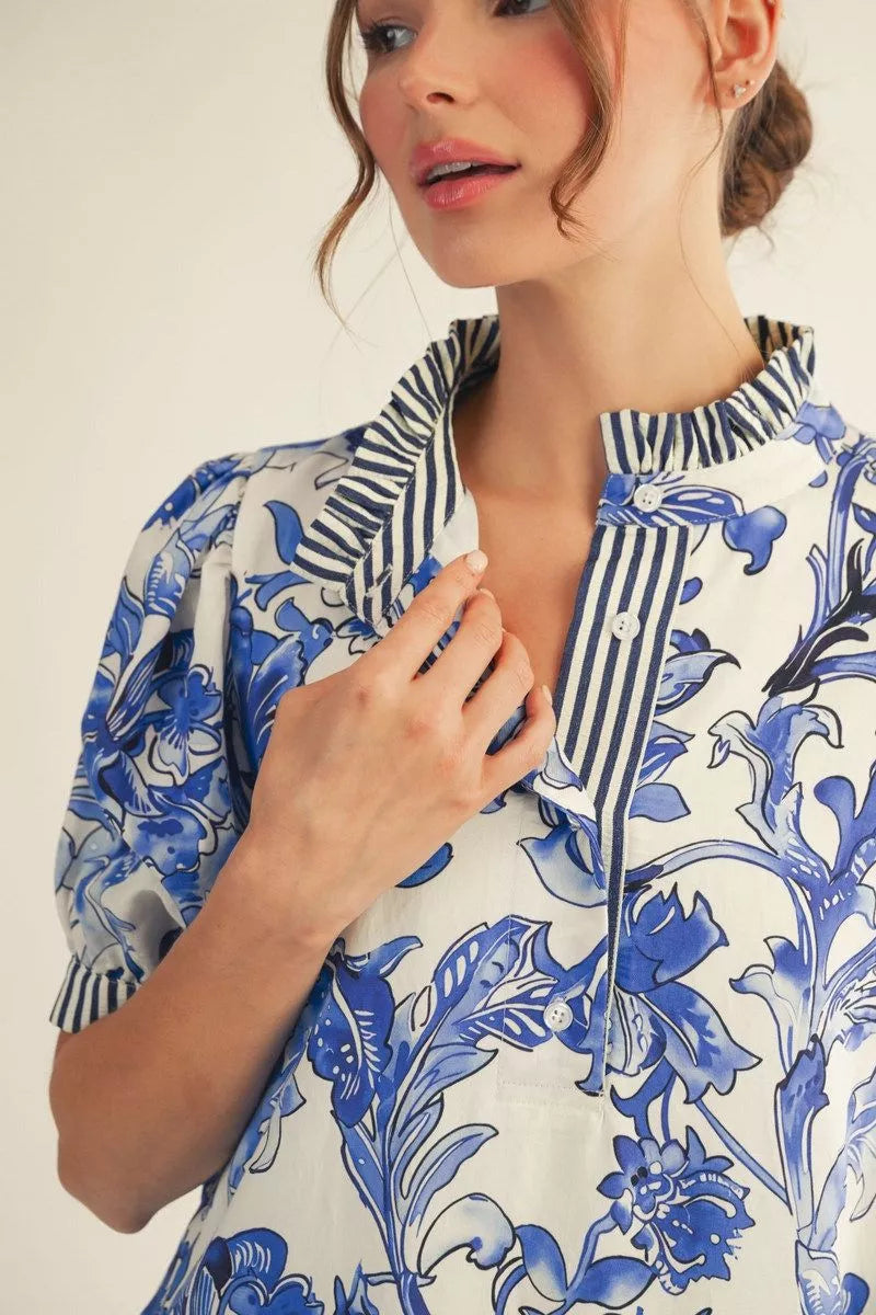 Jodie Tropical Floral Dress