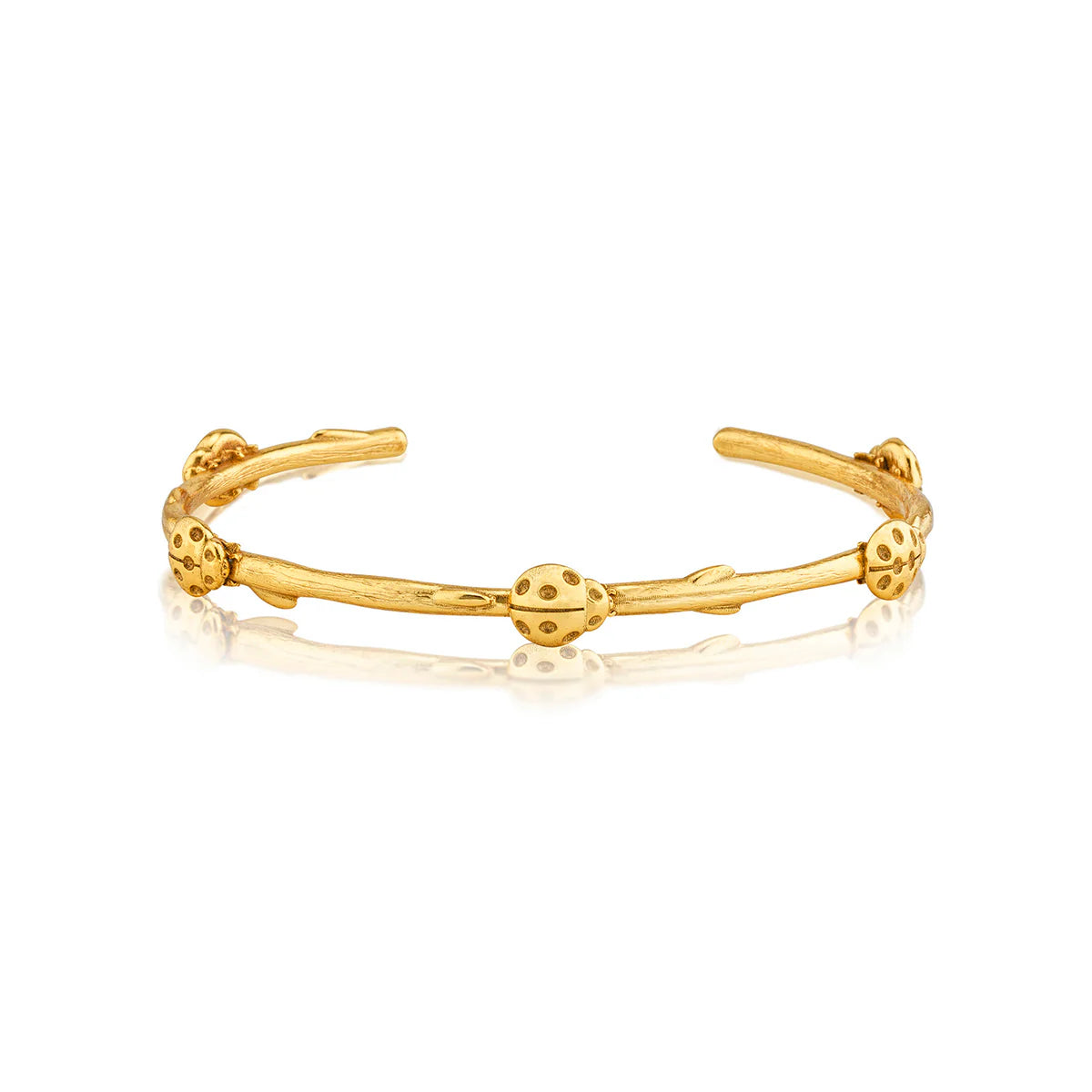 Capucine de Wulf| Meadow Ladybug Gold Petite Cuff