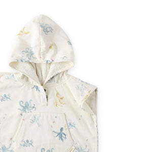 Pehr | Octopus Oasis Hooded Poncho Towel