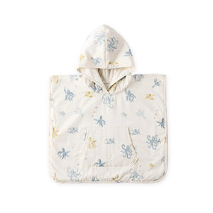 Pehr | Octopus Oasis Hooded Poncho Towel