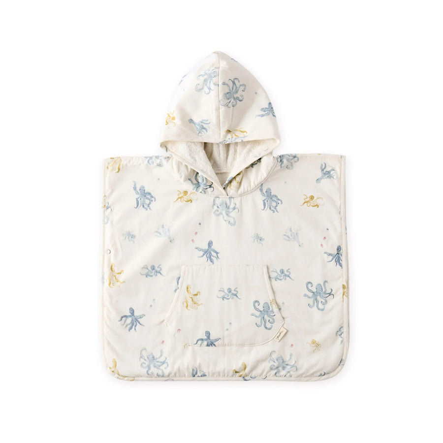 Pehr | Octopus Oasis Hooded Poncho Towel