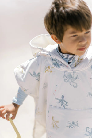 Pehr | Octopus Oasis Hooded Poncho Towel