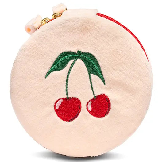 CHERRY JEWELRY ZIP CASE