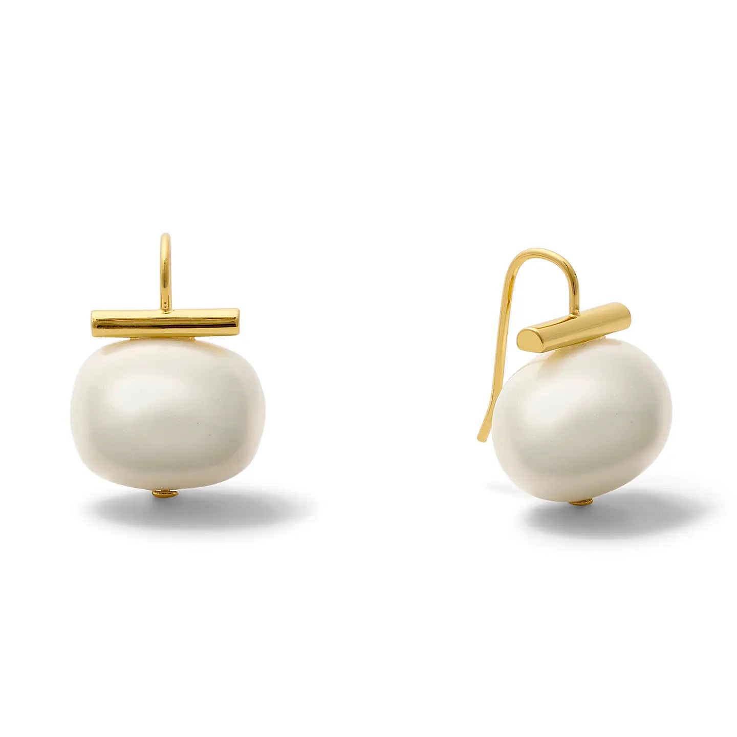 CC & Co. Pebble Pearl Earrings Large