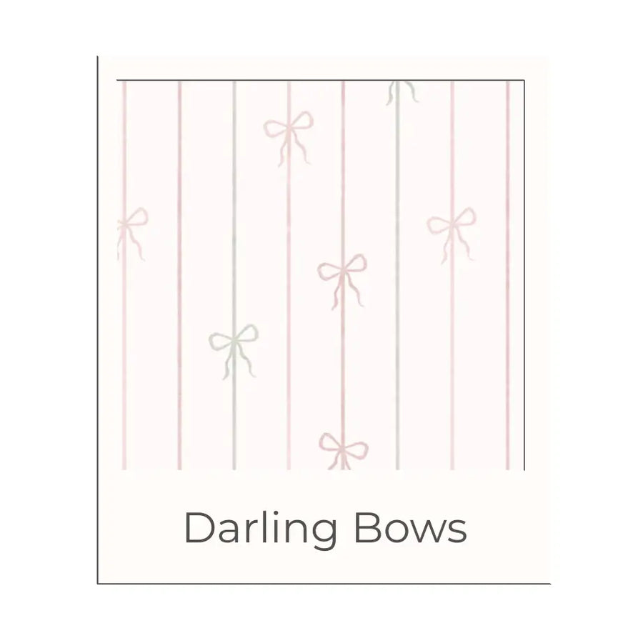 Dear Perli | Darling Bows Zippered Footie Pajama