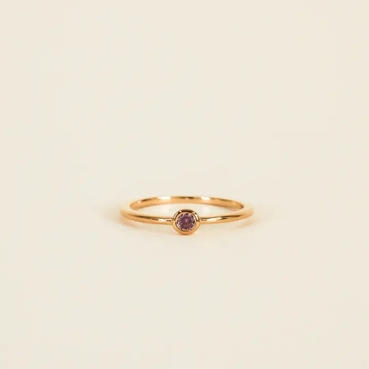 JAXKELLY || Simple Stud Ring - Lavender